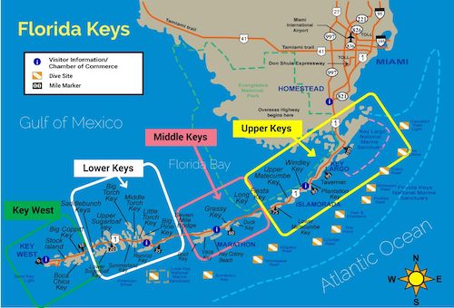 florida keys boating map