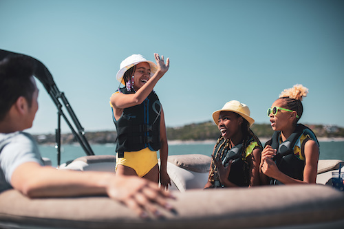 enjoying your new boat