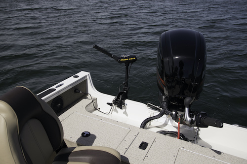 transom mounted trolling motor
